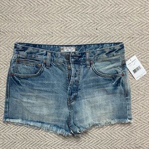 Free people jean shorts NWT